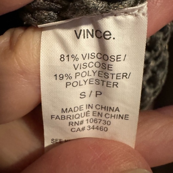 Vince crocheted sweater size small - Picture 5 of 5